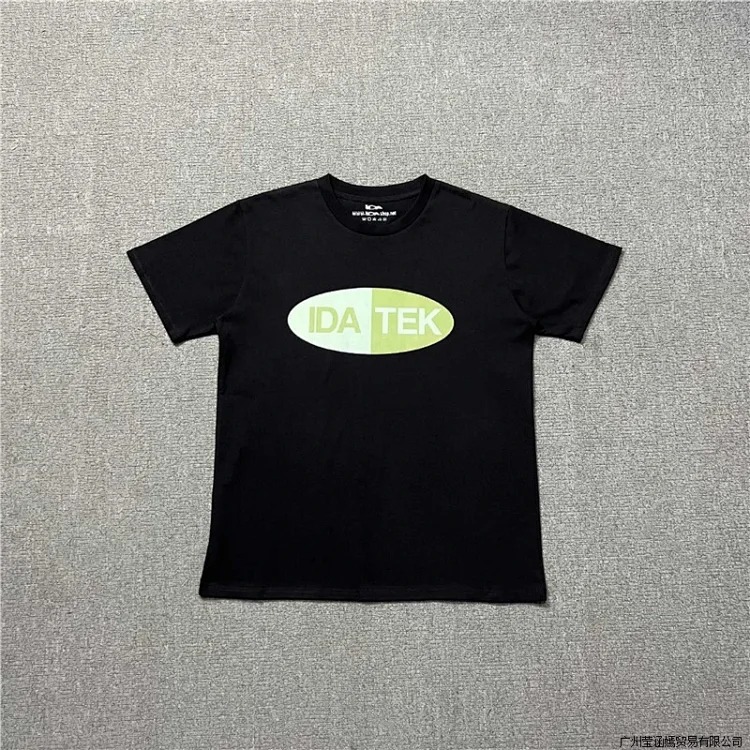 Letters classic printed casual short-sleeved tops for men and women