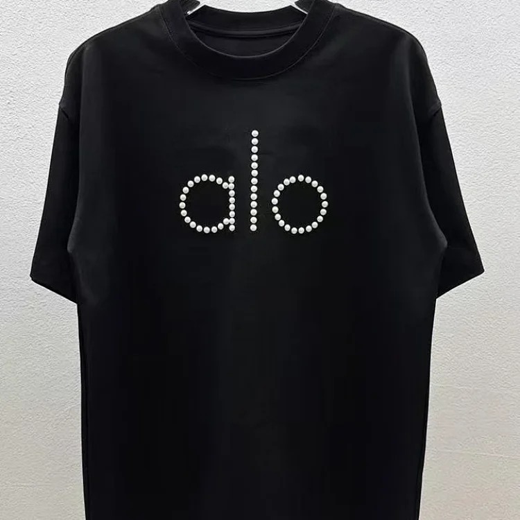 Printed right shoulder round neck short-sleeved T-shirt for men and women new summer casual all-match tops al