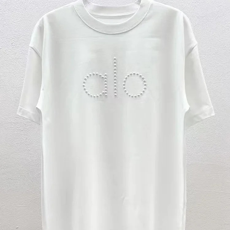 Printed right shoulder round neck short-sleeved T-shirt for men and women new summer casual all-match tops al