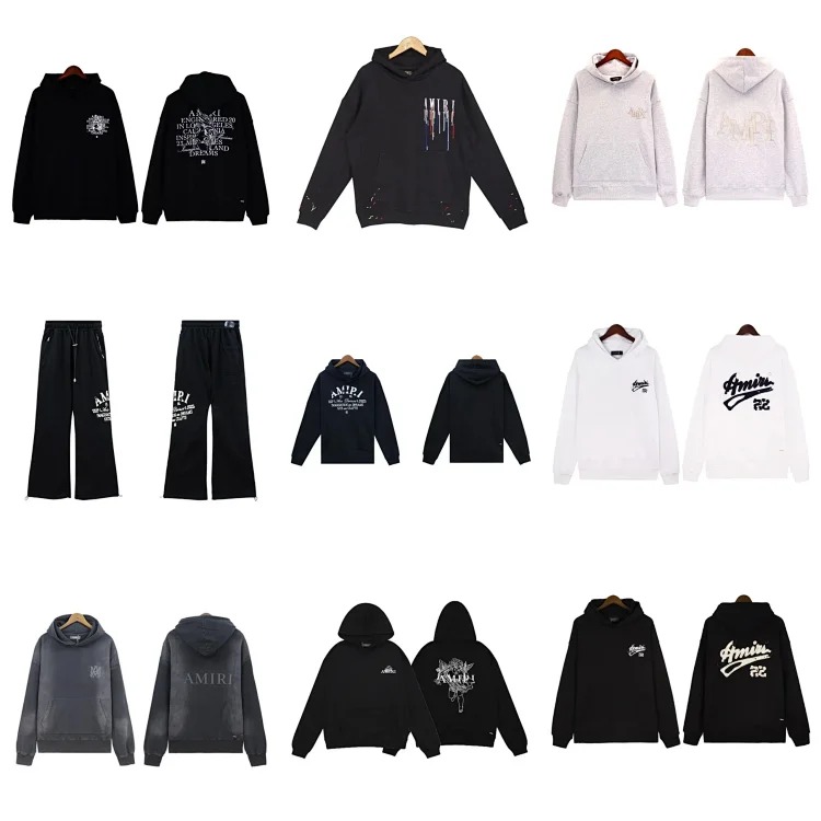 Sweatshirt with cracked letters, splashed ink and paint, graffiti embroidered hoodie, couple's jacket