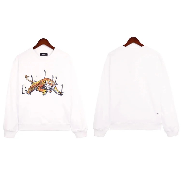 Sweatshirt with cracked letters, splashed ink and paint, graffiti embroidered hoodie, couple's jacket