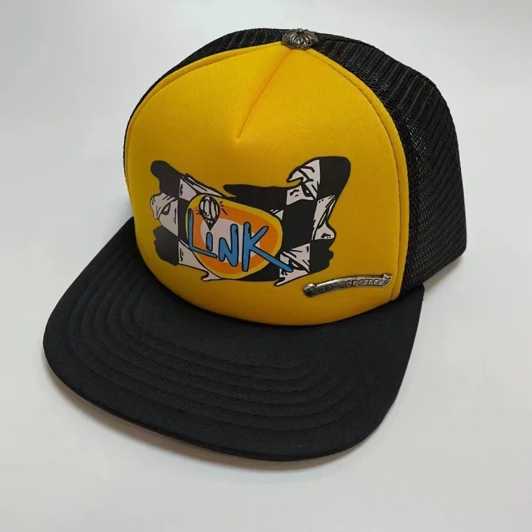 Chrome hearts American trendy brand new couple summer trucker cap sun hat wholesale in stock