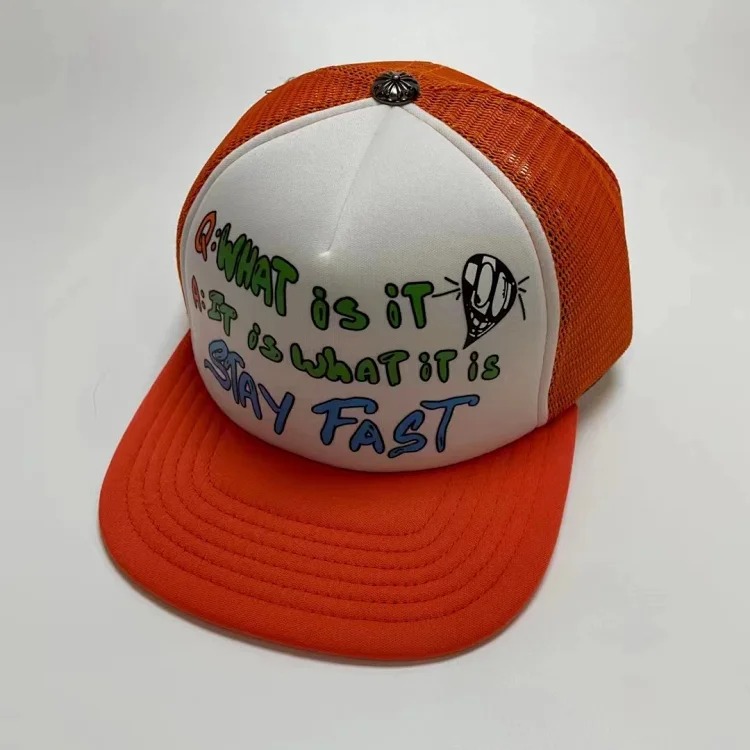 Chrome hearts American trendy brand new couple summer trucker cap sun hat wholesale in stock