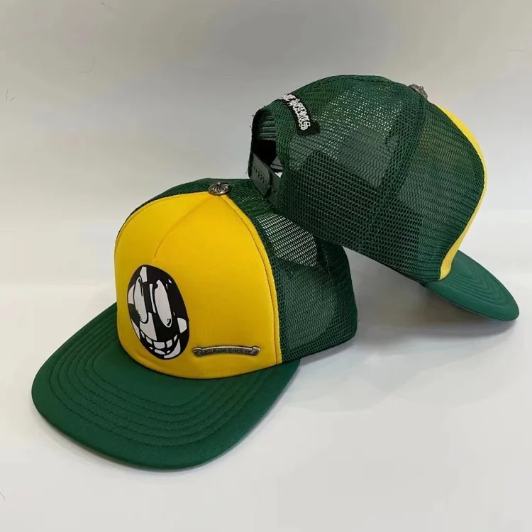 Chrome hearts American trendy brand new couple summer trucker cap sun hat wholesale in stock