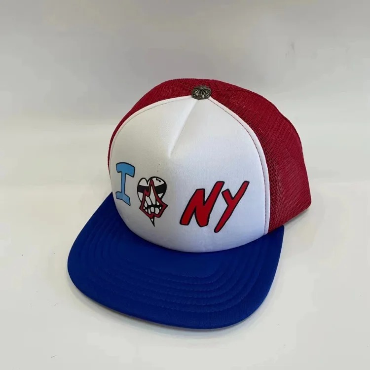Chrome hearts American trendy brand new couple summer trucker cap sun hat wholesale in stock