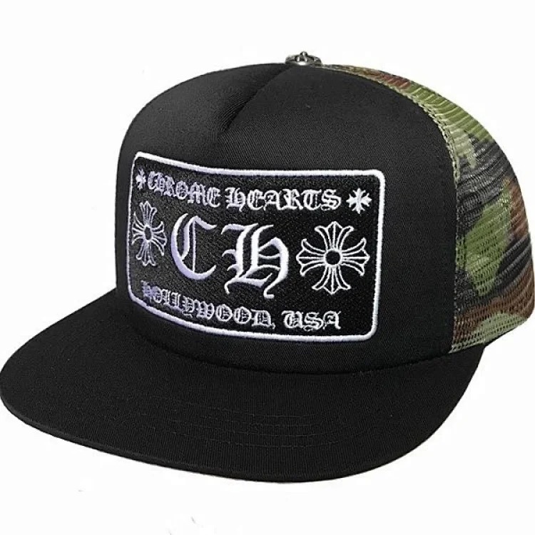Chrome hearts American trendy brand new couple summer trucker cap sun hat wholesale in stock
