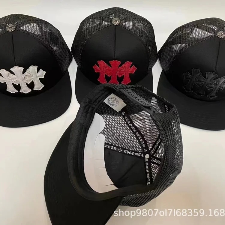 Chrome hearts American trendy brand new couple summer trucker cap sun hat wholesale in stock
