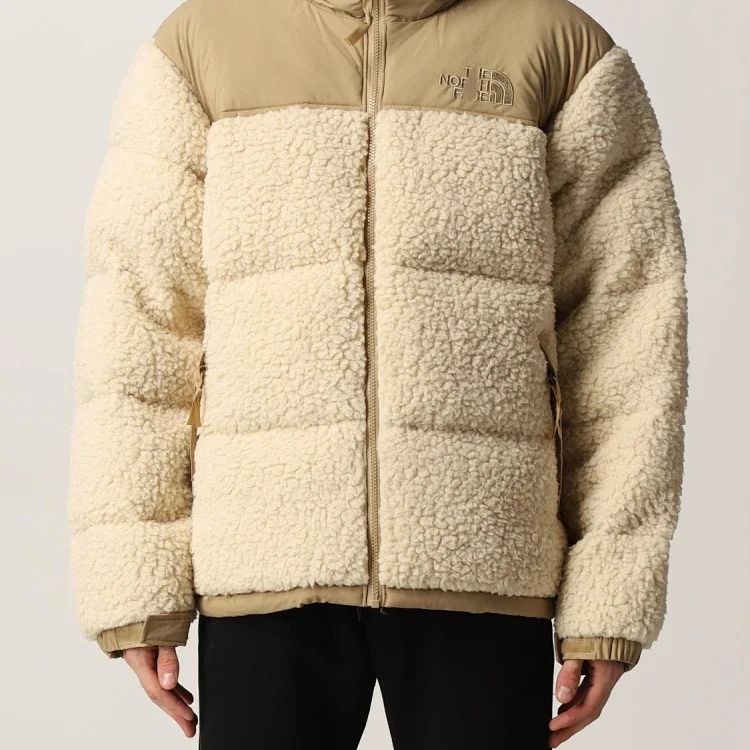 Beijia splicing thickened stand collar sherpa thickened fashionable warm
