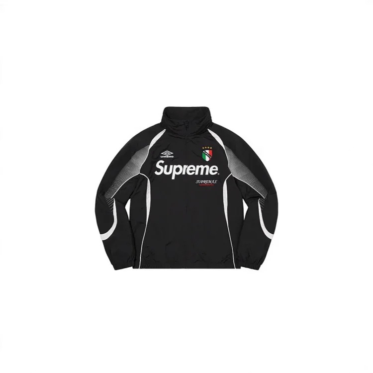 Co-branded football jacket casual simple fashion zipper high collar