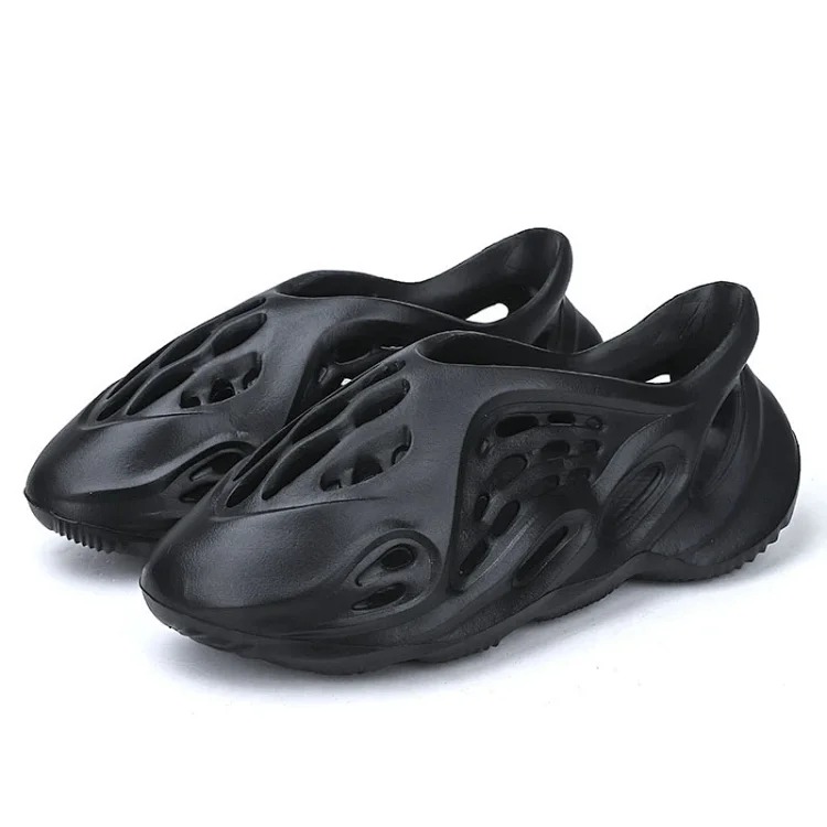 Hollow Hollow Crocs Foam Shark Sandals for Parents and Children for Men and Women