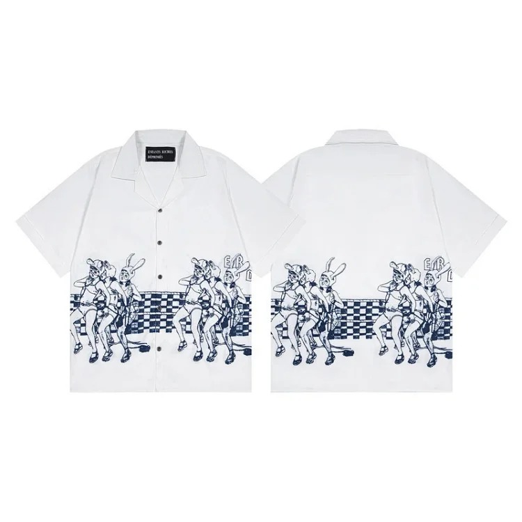 Quiet Eye Print Round Neck Short Sleeve T-Shirt