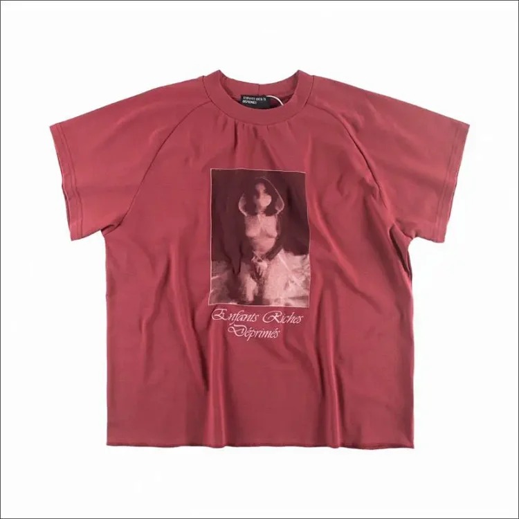 Quiet Eye Print Round Neck Short Sleeve T-Shirt
