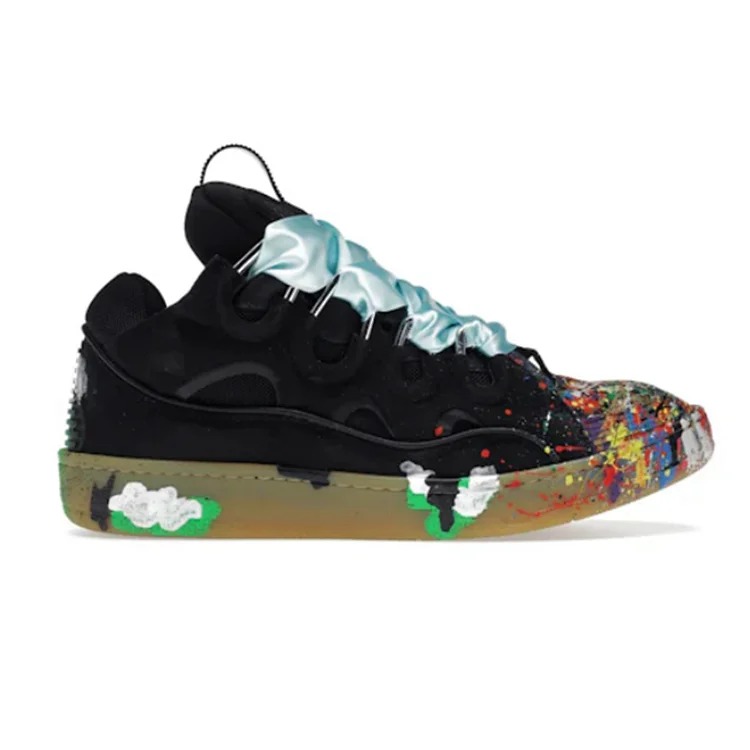 L*nvin Leather Curb Gallery Dept. Black Multi Casual sneakers