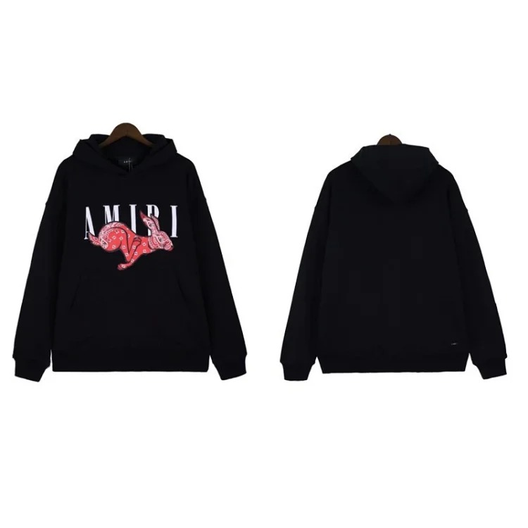 Sweatshirt with cracked letters, splashed ink and paint, graffiti embroidered hoodie, couple's jacket