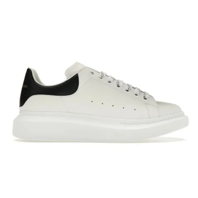 A*exander M*Queen Oversized White Black Casual sneakers
