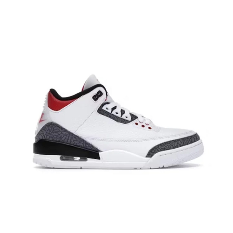 PB 3 Retro SE Fire Red Denim Casual sneakers