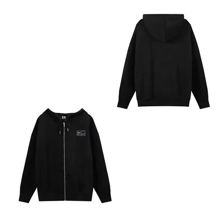 Velvet embroidered S letter joint series loose and simple terry suit