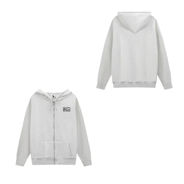 Velvet embroidered S letter joint series loose and simple terry suit