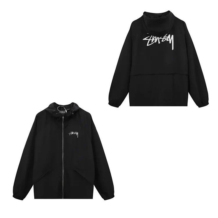 Velvet embroidered S letter joint series loose and simple terry suit
