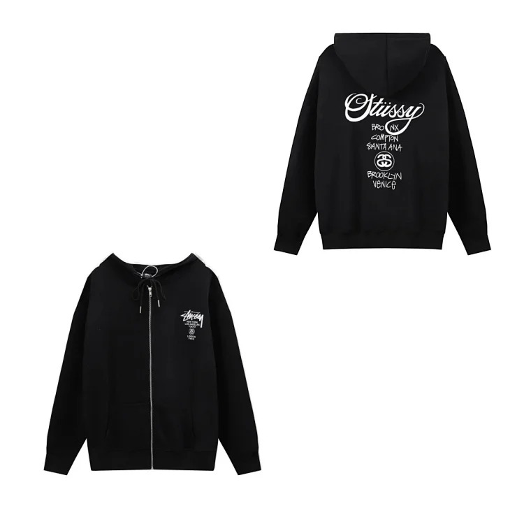 Velvet embroidered S letter joint series loose and simple terry suit