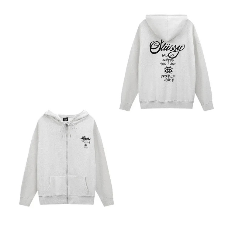 Velvet embroidered S letter joint series loose and simple terry suit