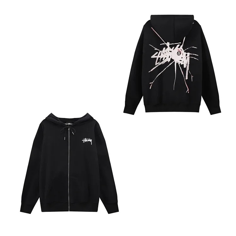 Velvet embroidered S letter joint series loose and simple terry suit