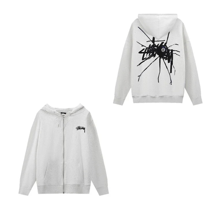 Velvet embroidered S letter joint series loose and simple terry suit