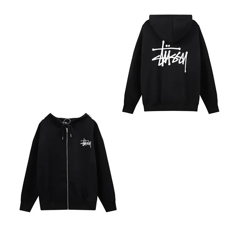 Velvet embroidered S letter joint series loose and simple terry suit