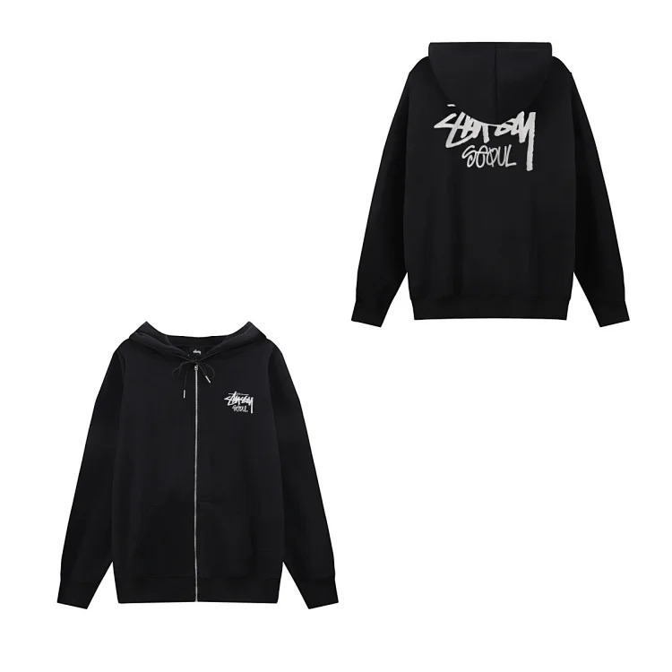 Velvet embroidered S letter joint series loose and simple terry suit