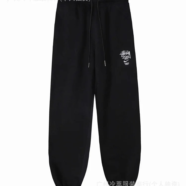 Velvet embroidered S letter joint series loose and simple terry suit