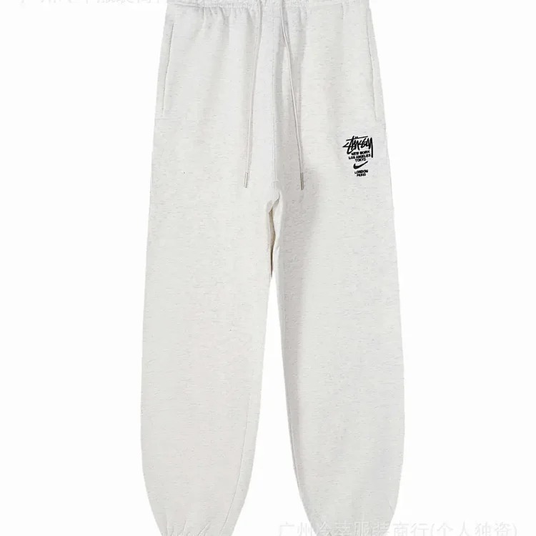Velvet embroidered S letter joint series loose and simple terry suit
