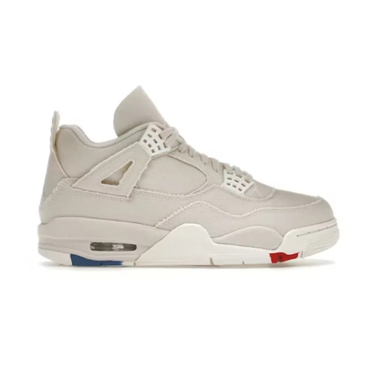 PB 4 Retro Blank Canvas Casual sneakers
