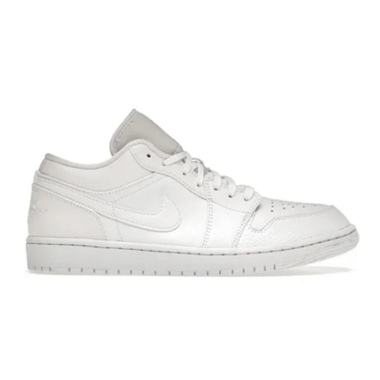 DT 1 Low Triple White Tumbled Leather Casual sneakers