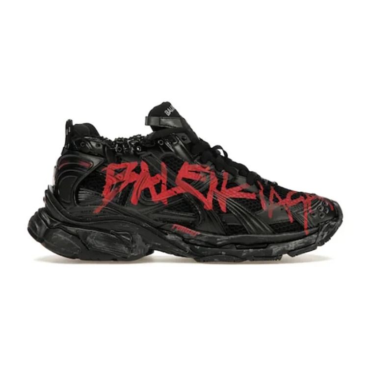 OK Runner Graffiti Black Red Fashion sneakers