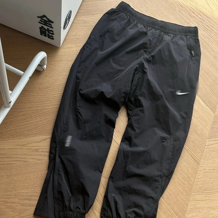 Joint suit hook print casual stand collar trouser leg zipper