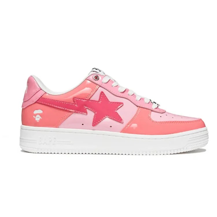 A Bathing Ape B**e Sta Low Color Camo Combo Pink Casual sneakers