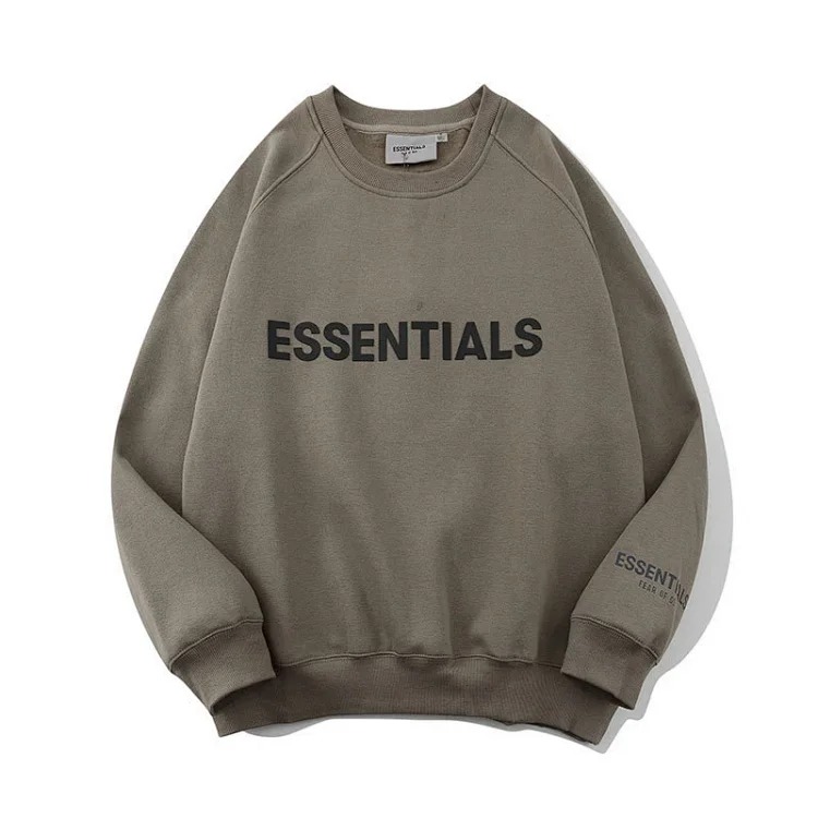 Multi-line letter round neck long-sleeved sweatshirt for men and women high street loose trend image 5