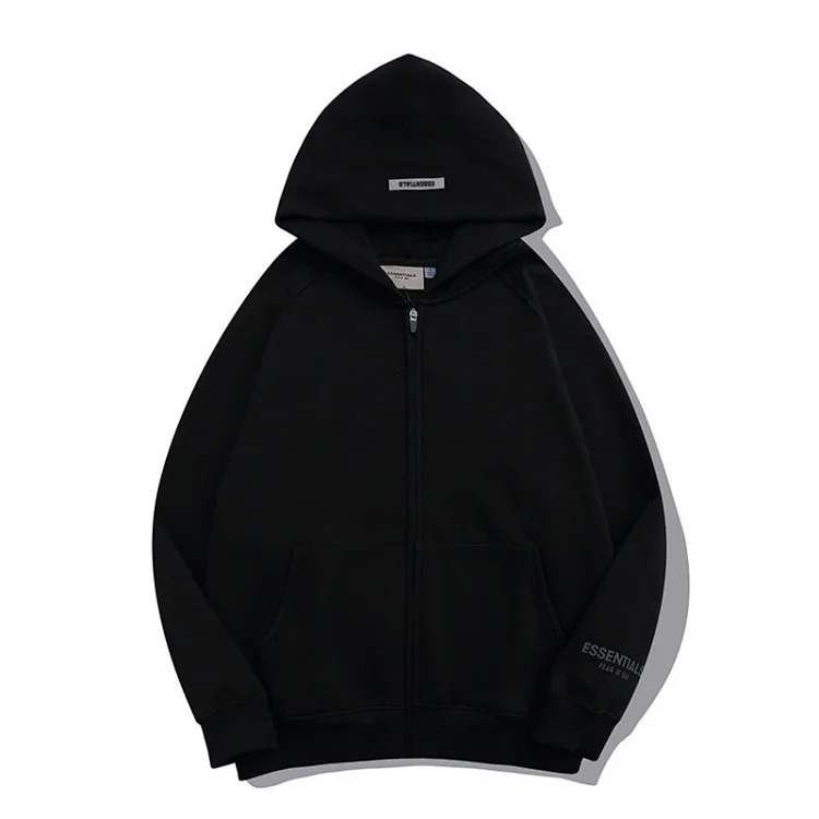 Multi-line letter round neck long-sleeved sweatshirt for men and women high street loose trend image 9