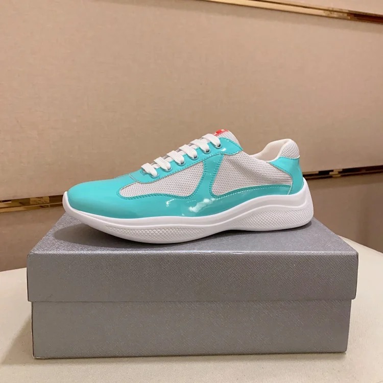 P casual shoes feature a calfskin upper.