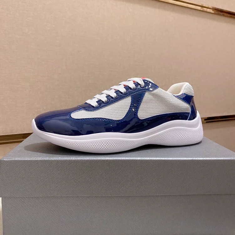 P casual shoes feature a calfskin upper.