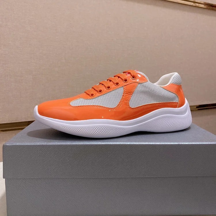 P casual shoes feature a calfskin upper.