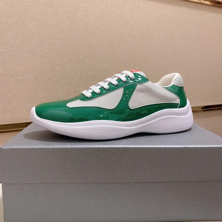 P casual shoes feature a calfskin upper.