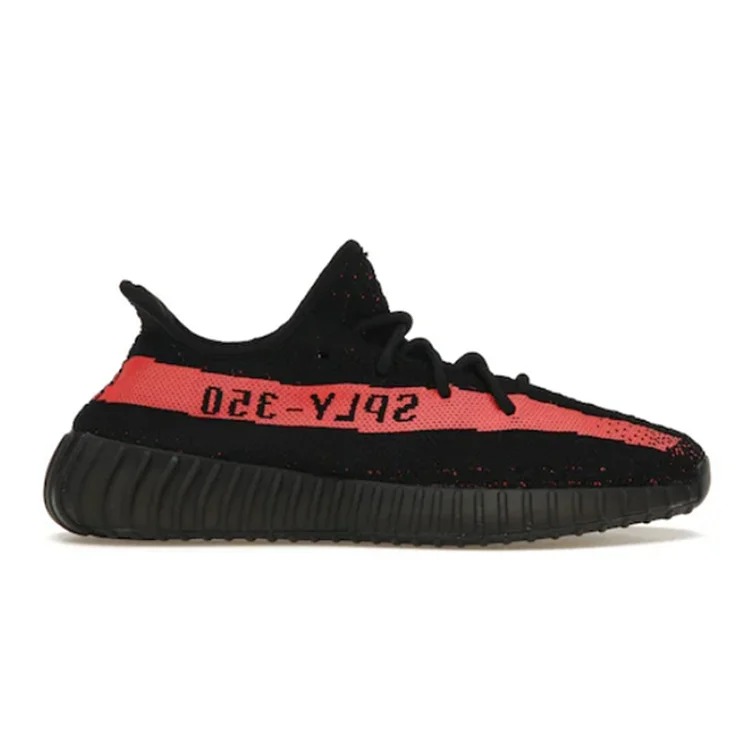 Y**zy V2 Core Black Red Casual sneakers