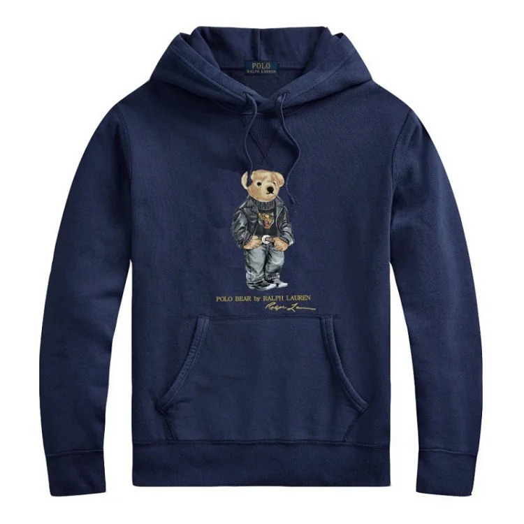 Men's winter sweatshirt pullover hooded fleece top