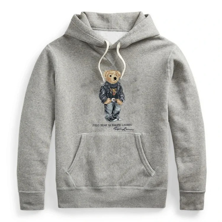 Men's winter sweatshirt pullover hooded fleece top