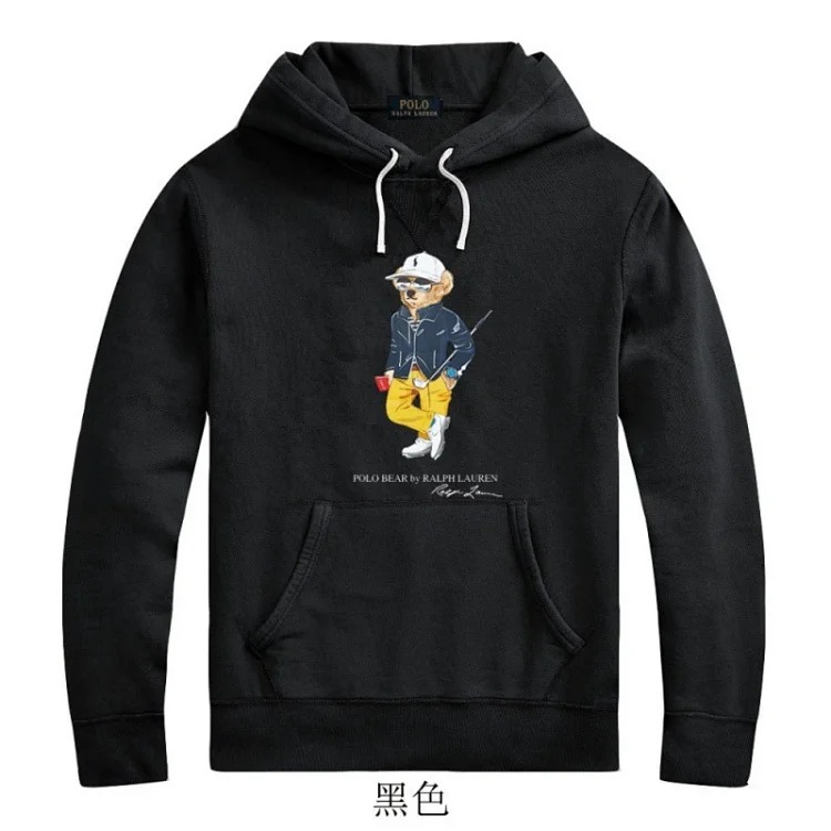 Men's winter sweatshirt pullover hooded fleece top