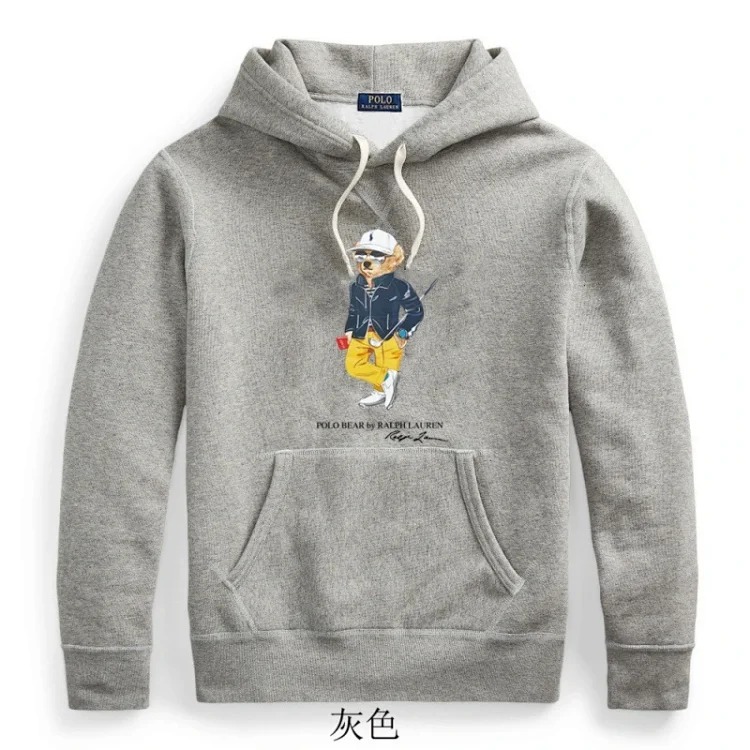 Men's winter sweatshirt pullover hooded fleece top