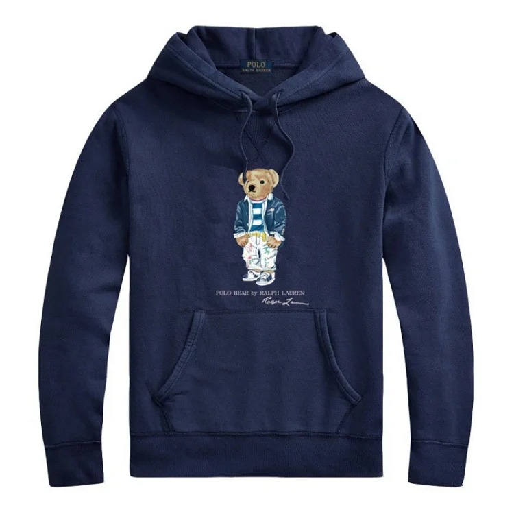 Men's winter sweatshirt pullover hooded fleece top