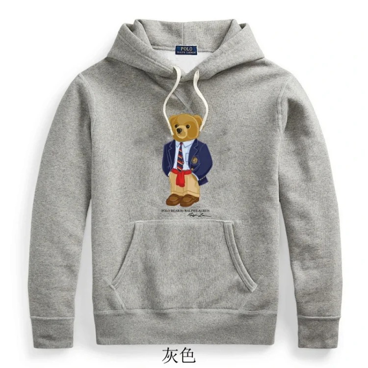 Men's winter sweatshirt pullover hooded fleece top