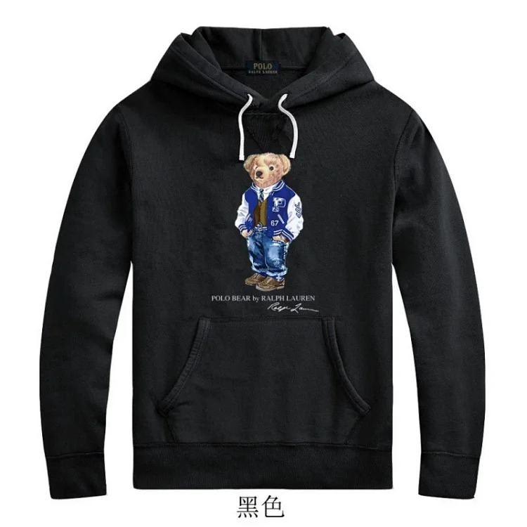 Men's winter sweatshirt pullover hooded fleece top